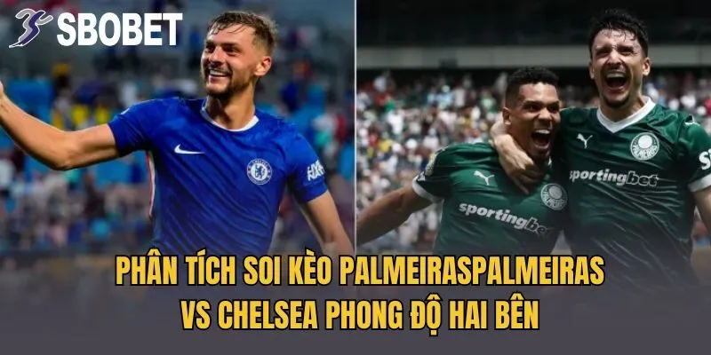 Phân tích soi kèo PalmeirasPalmeiras vs Chelsea phong độ hai bên