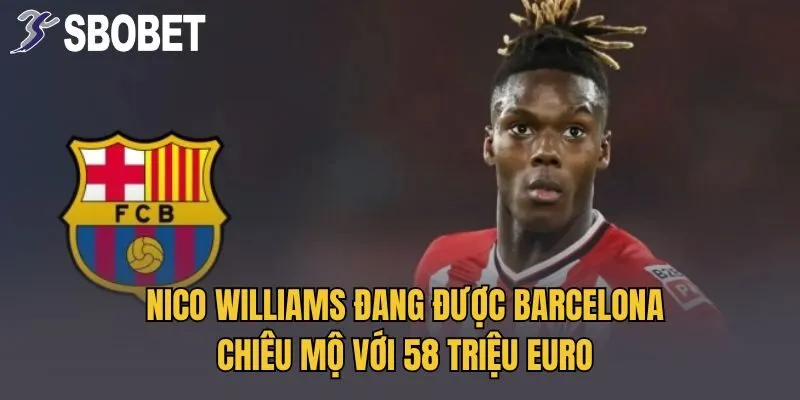 Nico Williams Đang Được Barcelona Chiêu Mộ Với 58 Triệu Euro